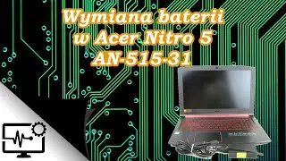 Wymiana baterii w laptopie 💻 ACER NITRO 5 AN-515-31 🔋 GreenCell AC14B8K