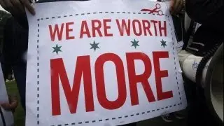McDonald's workers demand higher wages