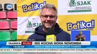 Kocha wa Nairobi City Thunder Bradley Ibbs atuzwa kwa kuwa kocha bora nchini mwezi wa Novemba