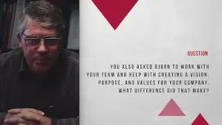 Phil Thoburn  - What's different working with Bjorn Martinoff