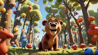 Three Bouncing Bears Count to Ten | Counting to Ten Song for Kids | Fun Educational Nursery Rhyme