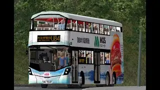 OMSI 2 CherryLand V6 addon KMB V6B124 WL5247 U84 南港大學 ➜ 南港博覽館
