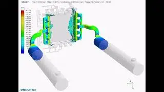 Simulation Application of Dual-injection Die-Casting Process for Giga Casting