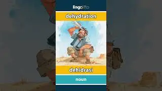 🇬🇧🇮🇩 dehydration - dehidrasi : learn English : ayo belajar bahasa Inggris : vocabulary builder