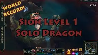 Sion Level 1 Solo Dragon Season 12 [38.41]