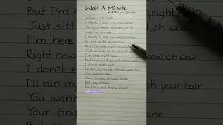 Wait A Minute ~ Willow Smith #lyrics #femalesinger #willow  #music