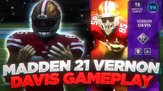 LTD VERNON DAVIS IS THE BEST TE IN THE GAME! 99 OVR VERNON DAVIS GAMEPLAY