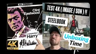 L&rsquo;INSPECTEUR HARRY &bull; UNBOXING COLLECTOR STEELBOOK BLURAY 4K &bull; TEST 4K ( IMAGE ET SON) !! &bull;  ALORS ??