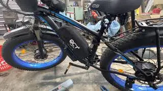 SMLRO XDC600 ebike dual or single hub motor switch modified for switching to AWD or single wheel.