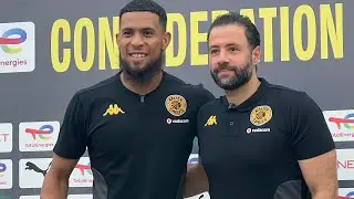 KAIZER CHIEFS COACH YOUSSEF & CAPTAIN BRANDON PRE-MATCH PRESS CONFERENCE VS ZESCO UNITED | CAF CC