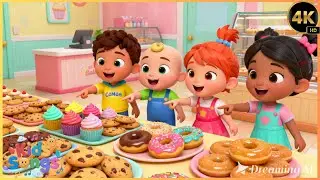 🎶🍞 Kids Enjoy Bakery Recipe Song | Fun Cooking Song for Kids 🥐👩&zwj;🍳