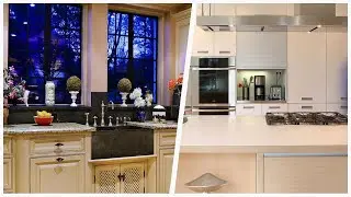 75 Yellow Floor Kitchen With Paneled Appliances Design Ideas You'll Love 🟡