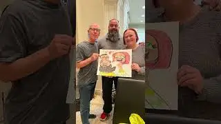 Caricatures #hawaii , #caricature , #deanhowell , #cartoon , #funpainting , #peaceloveart.shop
