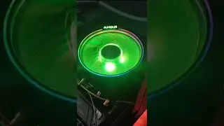 AMD Wraith Prism Appreciation  #rgb #rgblights #rgblighting #rgbpc #amd #amdwraithprism #stockcooler