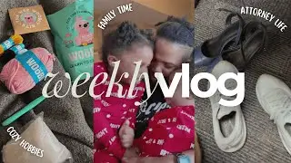 Holiday Stress + Planner Anxiety + Cozy Hobbies + Attorney Life | Weekly Chatty Vlog