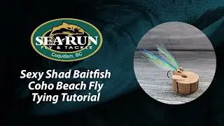 Sexy Shad Baitfish Coho Beach Fly Tying Tutorial #flytying