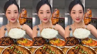 🍅Spicy Chicken Wings, Tomato Scrambled Eggs & Fish-Flavored Shredded Pork|Flavorful Chinese Mukbang