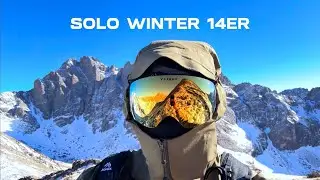 Solo Climbing a Winter 14er - Humboldt Peak
