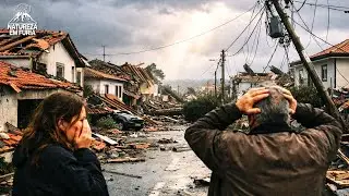 TERROR EM PORTUGAL: Ciclone Bomba Traz Caos e Destruição (200 KM/H!).