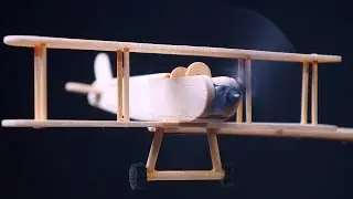 COMO FAZER UM AVIÃO INCRÍVEL COM PALITOS DE SORVETE
