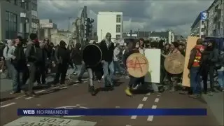 Violences et d&eacute;gradations &agrave; Rouen ce 28 avril 2016