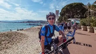 Cannes to Nice bike trip