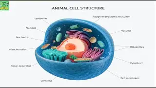 Animal Cells explained with animated images