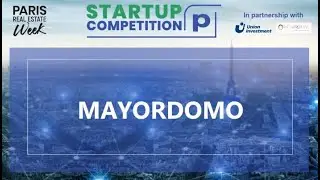 Mayordomo Smart Points CEO, Tomas Selva, at Propel by MIPIM Startup Competition 2020 finals
