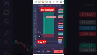 Live btc trading day 57 #btc #btclivetrading #crypto #shorts #short #shortsfeed #viral #viralshorts