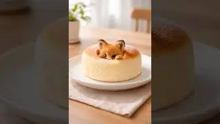 【ASMR】ふわふわパンケーキから子ぎつねがひょっこり🦊🥞/ASMR | A Tiny Baby Fox Inside a Fluffy Pancake 🦊🥞 #asmr #shorts #pazu