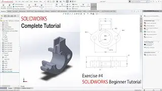 Solidworks Tutorial | Solidworks Exercise for Beginner 04| SOLIDWORKS Beginner Tutorial