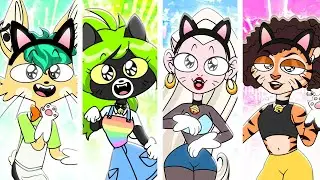 Rocky Rakoon's Sad Cat Dance Summer / Funny Animation Meme Mega Mix Comp #tiktok #viral #trending