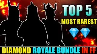 TOP- 5 MOST RAREST DIAMOND ROYALE BUNDLE IN FREE FIRE #shorts #freefireshorts