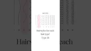 Hairstyles for each hair type! Type 2B #hairstyle #haircare #hair #hairtype
