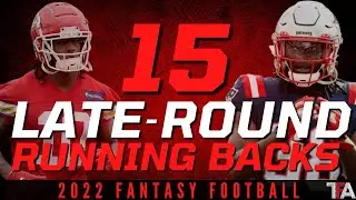 Fantasy Football RB Sleepers in 2022  | Fantasy Football Advice 2022