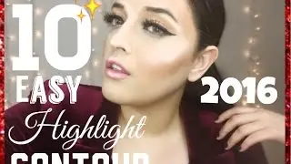 2016! HIGHLIGHT & CONTOUR - 10 EASY STEPS | KAREN MADASH