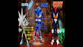 Sonic shadow silver going to bed but sonic keep up too much noise gone wrong wake up shadow 