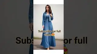 Elegant denim dresses😍#viral #fashion #viralvideo #shorts #shortsviral