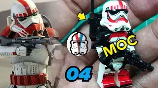 Lego Stormtrooper Week Day 4 : Shocktrooper MOC Parts Tutorial - Star Wars minifigures #clonewars