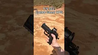 FN 502 with Cyelee Ghost HDG #22lr #pistolshooting #plinker #22plinking #cyelee #reddotsight
