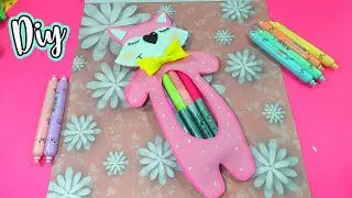 Cartuchera de foami facil de hacer 💛 Foami pencil case easy to make