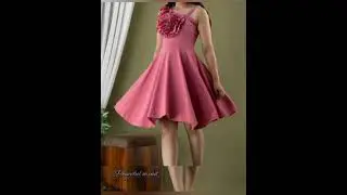 One side strap ruffle western dresses//designer sleeveless western dresses