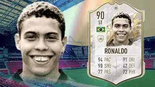 FIFA 22: RONALDO NAZARIO 90 ICON PLAYER REVIEW I FIFA 22 ULTIMATE TEAM