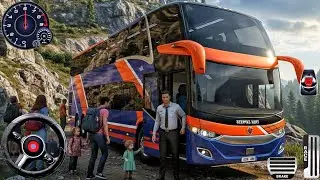 US Bus Simulator 3D Games - Realistic City Coach Bus Driving 2025 - Andriod Gameplay