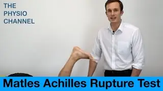 Matles Achilles Tendon Rupture Test Video Demonstration
