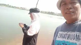 family fishing at Bagular Lake Bangalore 2024