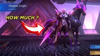 HOW MUCH DIAMONDS FOR LEOMORD ABYSS SKIN ? || LEOMORD SHADOW KNIGHT SKIN || MOBILE LEGENDS