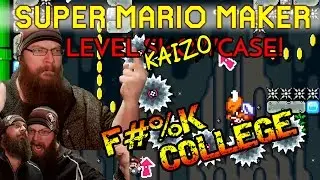 Super Mario Maker - F#%K COLLEGE - KAIZO COLLEGE JUST WING IT