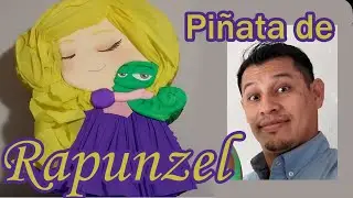 Tutorial piñata de Rapunzel