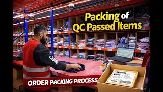 Packing of QC-Passed Items at Packing Station | Warehouse Packing Process | WMS Automation